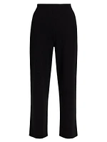 Straight Lag Cashmere Tipped Pants
