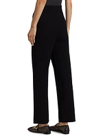 Straight Lag Cashmere Tipped Pants