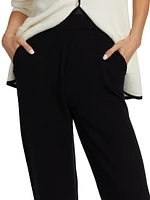 Straight Lag Cashmere Tipped Pants