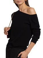 One-Shoulder Cashmere Sweater