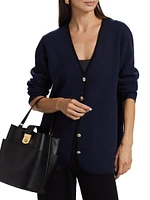 Contrast Cashmere Tipped Blazer