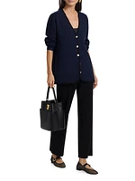 Contrast Cashmere Tipped Blazer