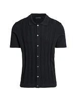 Cable Cotton Polo Shirt