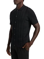 Cable Cotton Polo Shirt