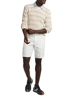 Striped Cotton-Blend Sweater