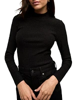 Dahlia Mock Turtleneck Sweater