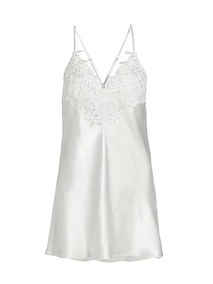 Zayla Lace-Trimmed Satin Chemise