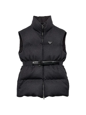 Flannel Down Vest