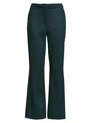 Double Jersey Flared Trousers