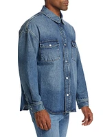 Denim Snap-Front Shirt