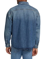 Denim Snap-Front Shirt