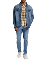 Denim Snap-Front Shirt