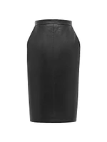 Pencil Skirt in Lambskin