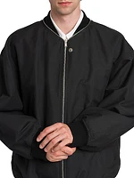 Cotton Zip-Up Blouson Jacket