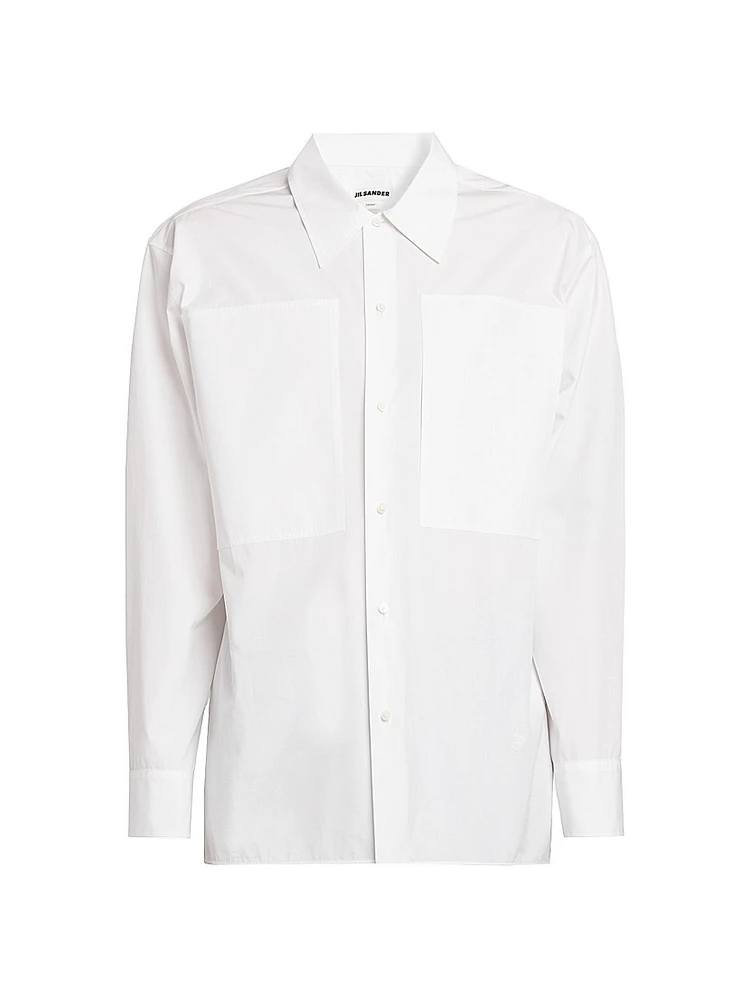 Tuesday A.M. Cotton Button-Up Shirt