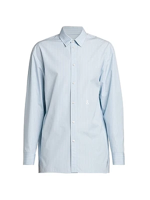 Thursday Stripes Cotton Button-Up Shirt