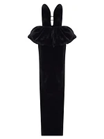 Lia Velvet Peplum Dress