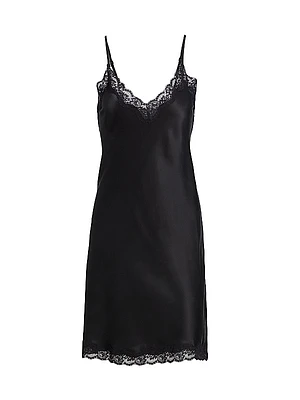 Camille Silk Lace Slip Nightie