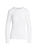 Soft Touch Long-Sleeve Crewneck Top