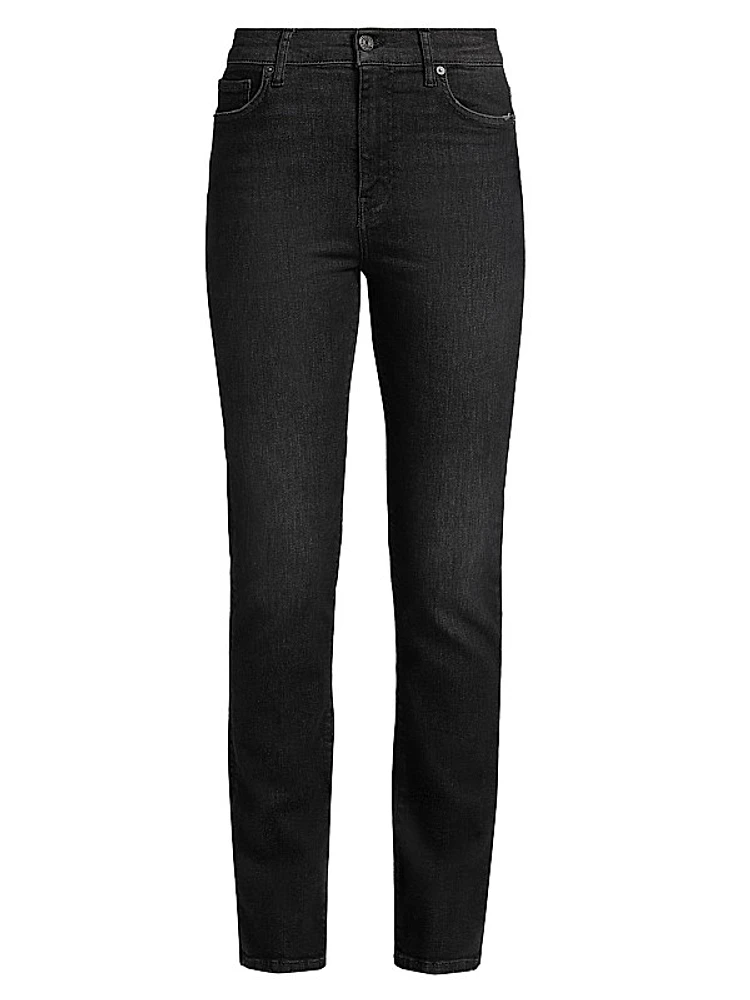 Le High Straight Long Jeans