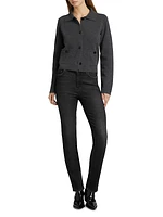 Le High Straight Long Jeans