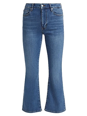 Le Crop High-Rise Bootcut Jeans