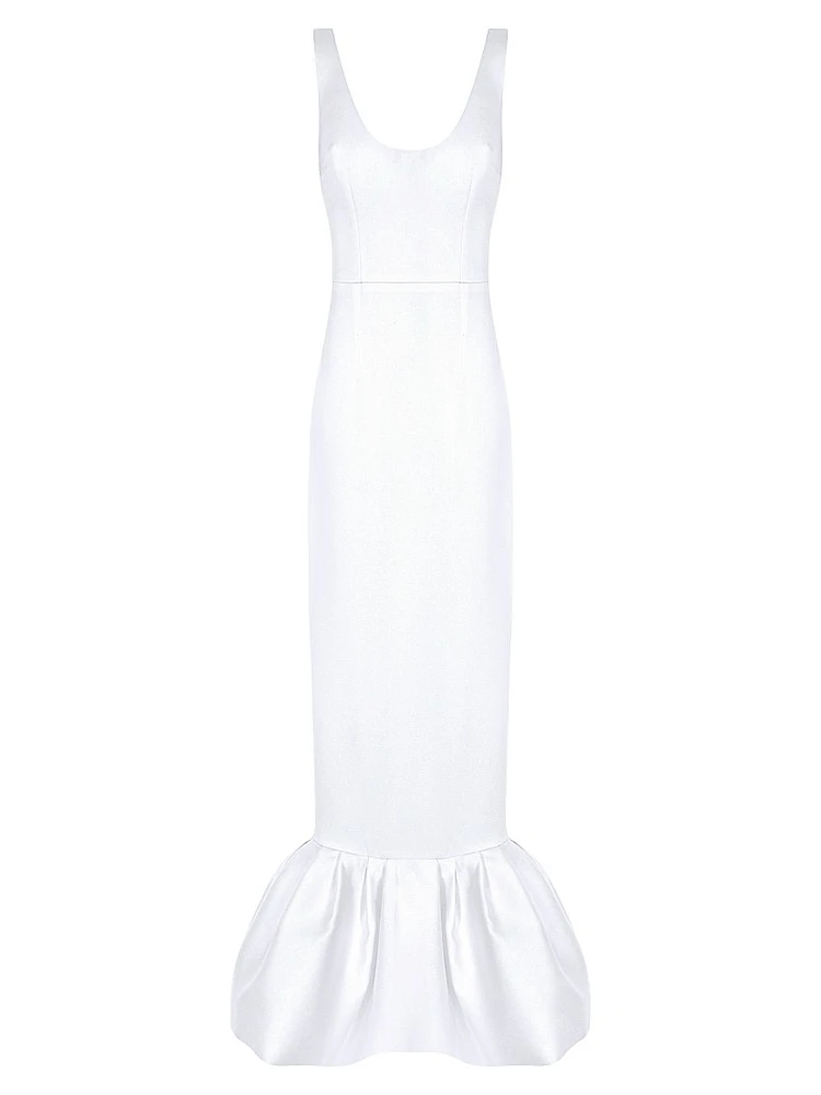 Pualo Satin Mermaid Gown