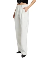 Ethan High-Rise Wide-Leg Pants