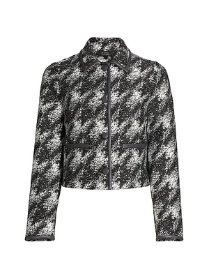 Two-Tone Crop Jacket