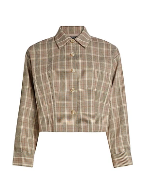 Plaid Stretch Jacket