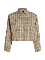 Plaid Stretch Jacket