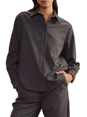 Button-Front Shirt