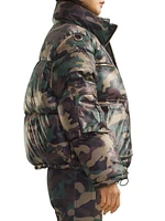 Camo Puffer Jacket