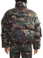 Camo Puffer Jacket