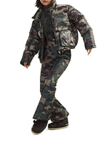 Camo Puffer Jacket