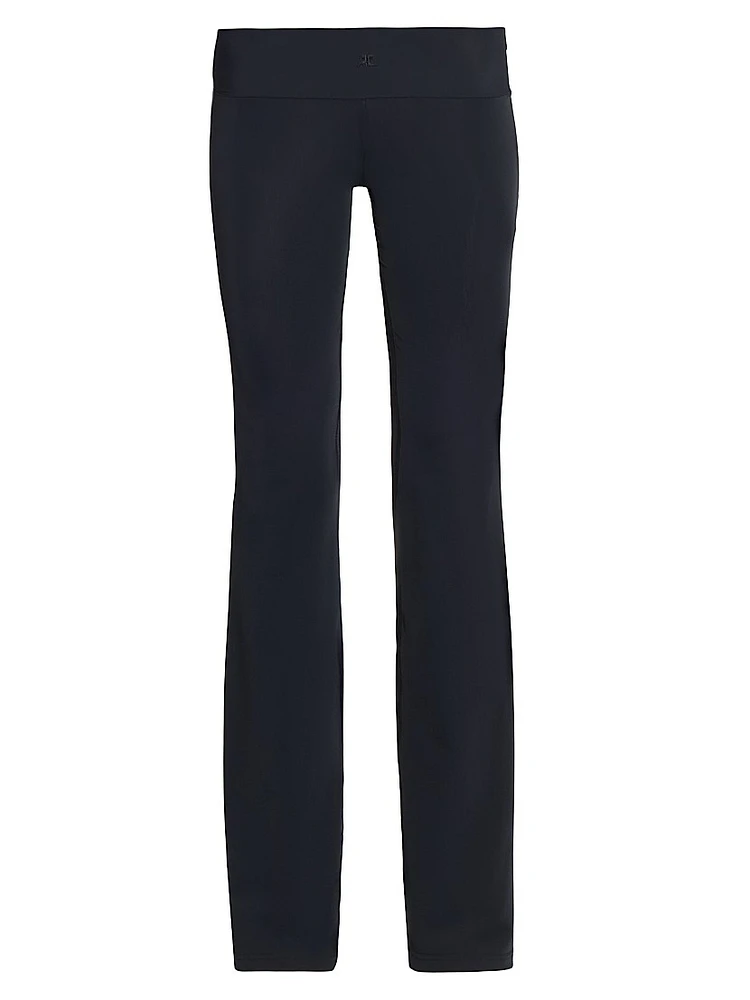 Stretch-Scuba Boot-Cut Pants