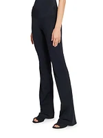 Stretch-Scuba Boot-Cut Pants
