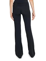 Stretch-Scuba Boot-Cut Pants