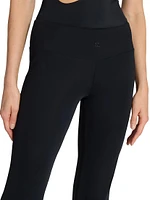 Stretch-Scuba Boot-Cut Pants