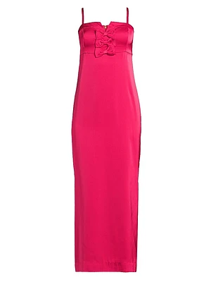 Jean Bow Midi-Dress