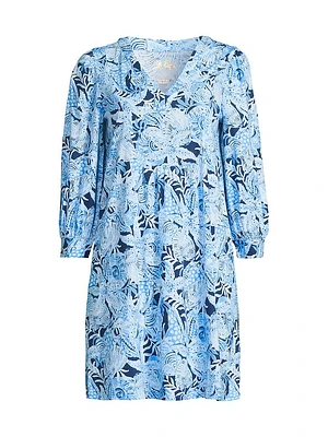 Cass Floral Cotton Dress
