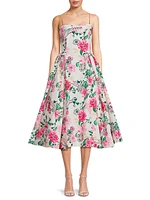 Lillyanna Floral Fit-&-Flare Dress