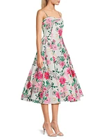 Lillyanna Floral Fit-&-Flare Dress