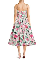 Lillyanna Floral Fit-&-Flare Dress
