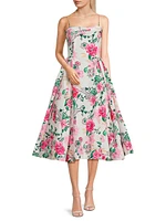 Lillyanna Floral Fit-&-Flare Dress