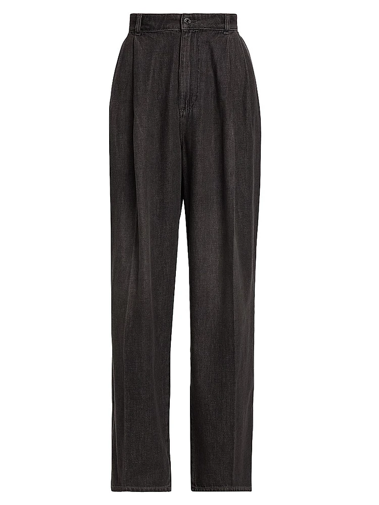 Pleated Trouser Jeans