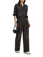 Pleated Trouser Jeans