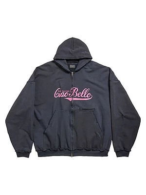 Ciao Bello Pulled Hoodie Large Fit