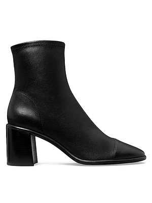 Cap-Toe 70MM Leather Ankle Boots