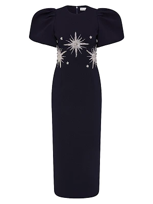 Estella Embellished Midi-Dress